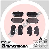 ZIMMERMANN Brake Pads 25965.155.1 - Brake Pads