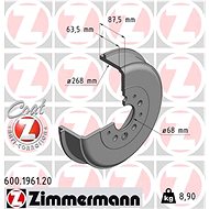 ZIMMERMANN Brake drum 600.1961.20 - Brake drum
