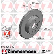 ZIMMERMANN Brake Disc 600.3255.20 - Brake Disc