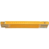 Vorel Folding Measuring Rod 1m Wooden Yellow - Metre