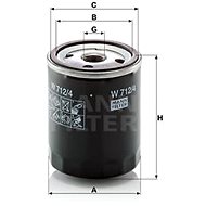 MANN-FILTER W712/4 - Olejový filtr