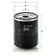 MANN-FILTER W712/6 - Oil Filter
