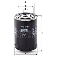 MANN-FILTER W940/24 - Oil Filter