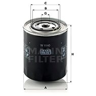 MANN-FILTER W1140 - Oil Filter