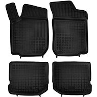 Foot mats with raised edge for Skoda Octavia II facelift after 12 / 2008-2013 - Car Mats