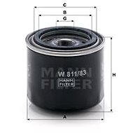MANN-FILTER W811/83 - Oil Filter