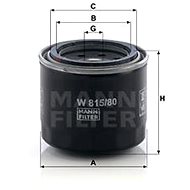 MANN-FILTER W815/80 - Olejový filtr