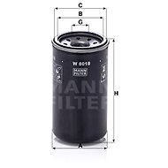 MANN-FILTER W8018 - Oil Filter
