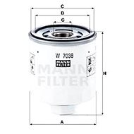 MANN-FILTER W7038 - Oil Filter