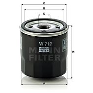 MANN-FILTER W712 - Oil Filter
