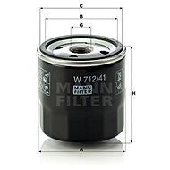 MANN-FILTER W712/41 - Olajszűrő