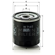 MANN-FILTER W714/2 - Olajszűrő
