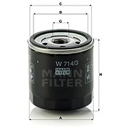 MANN-FILTER W714/3 - Oil Filter