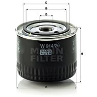 MANN-FILTER W914/26 - Oil Filter