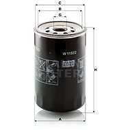 MANN-FILTER W1150/2 - Olejový filtr