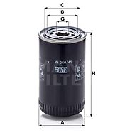 MANN-FILTER W950/41 - Olejový filtr