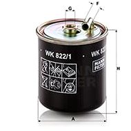MANN-FILTER WK822/1 - Fuel Filter