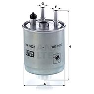 MANN-FILTER WK9022 - Fuel Filter