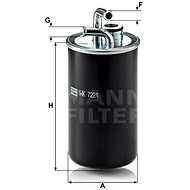 MANN-FILTER WK722/1 - Fuel Filter