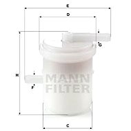 MANN-FILTER WK42/81 - Fuel Filter