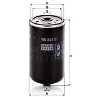 MANN-FILTER WK824/2 - Fuel Filter