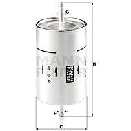 MANN-FILTER WK830 - Fuel Filter