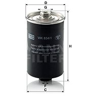 MANN-FILTER WK834/1 - Fuel Filter