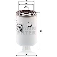 MANN-FILTER WK9165x - Fuel Filter