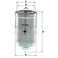 MANN-FILTER WK8051 - Fuel Filter