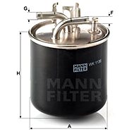 MANN-FILTER WK1136 - Fuel Filter