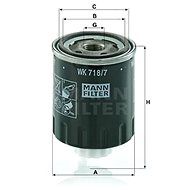 MANN-FILTER WK718/7 - Fuel Filter