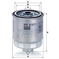 MANN-FILTER WK818/1 - Fuel Filter