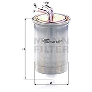 MANN-FILTER WK845/3 - Fuel Filter