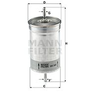 MANN-FILTER WK849 - Fuel Filter