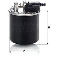 MANN-FILTER WK820/15 - Fuel Filter