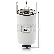 MANN-FILTER WK880 - Fuel Filter