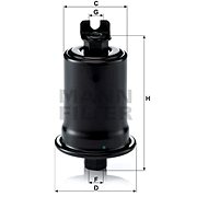 MANN-FILTER WK614/30 - Fuel Filter