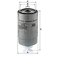 MANN-FILTER WK842/15 - Fuel Filter