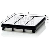 MANN-FILTER C2743 - Air Filter