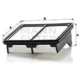MANN-FILTER C18004 - Air Filter