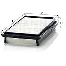 MANN-FILTER C2537/2 - Vzduchový filtr