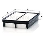 MANN-FILTER C25019 - Air Filter