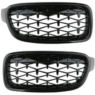 UNI Front kidney grille Diamond BMW 3 F30 F31 2012-2018 black MS-043101 - Headlight Mask