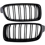 UNI Front kidney grille Double-line BMW 3 F30 F31 2012-2018 black - Headlight Mask