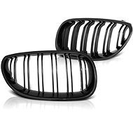 UNI Front kidney grille Double-line BMW 5 E60/61 2003-2010 black - Headlight Mask