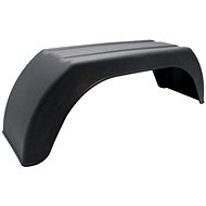 ACI Plastic fender for wheels 8 ' ' / width 160 mm DOMAR black angled - Trailer Mudguards