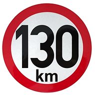 ACI Speed limit 130 km retroreflective diameter 150 mm (for trailers) - Speed Limit Sticker