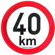 ACI Speed limit 40 km retroreflective diameter 200 mm (for trailers) - Speed Limit Sticker
