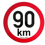 ACI Speed limit 90 km retroreflective diameter 200 mm (for trailers) - Speed Limit Sticker