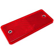 ACI Red rectangular reflector 90x40 mm with holes - Reflector